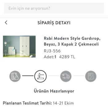 Vivense Dolap Siparişinde Stok Ve İptal Sorunu