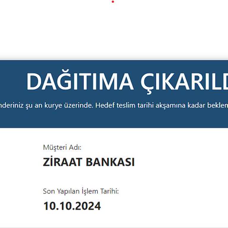 AGT Kurye İle Teslimat Sorunu: Ziraat Bankası'ndan Yardım Bekliyorum