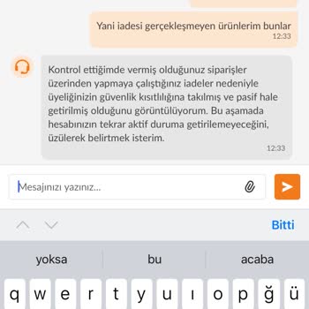 Trendyol'dan İade Sorunu Ve Hesap Askıya Alınması