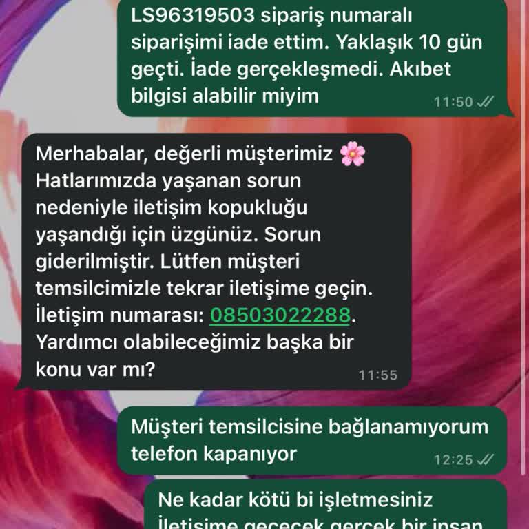 İade Sürecinde Yaşanan Sorunlar Ve Müşteri Memnuniyetsizliği