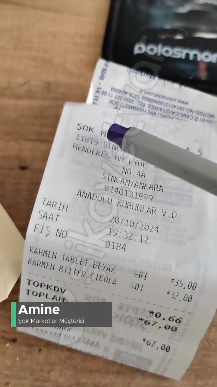 Şok Marketler Karmen Marka Çikolataların Bozukluğu videonun kapak resmi