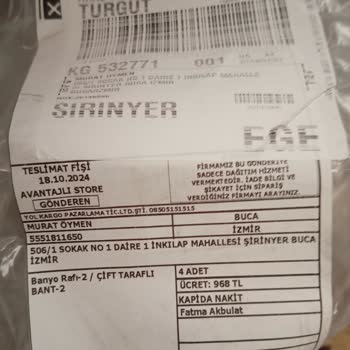 Eksik Ürün Ve Uyumsuz Malzeme Sorunu