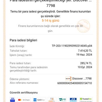 Ziraat Kredi Kartı İade Sorunu
