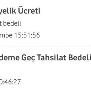 Mobil Ödeme Geç Tahsilat Bedeli İadesi Talebi