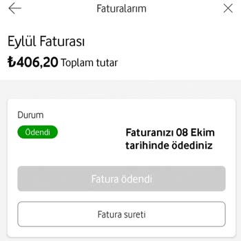 Mobil Ödeme Geç Tahsilat Bedeli İadesi Talebi