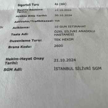 Aksigorta'nın Ödeme Yapmaması Ve Hastane Süreci
