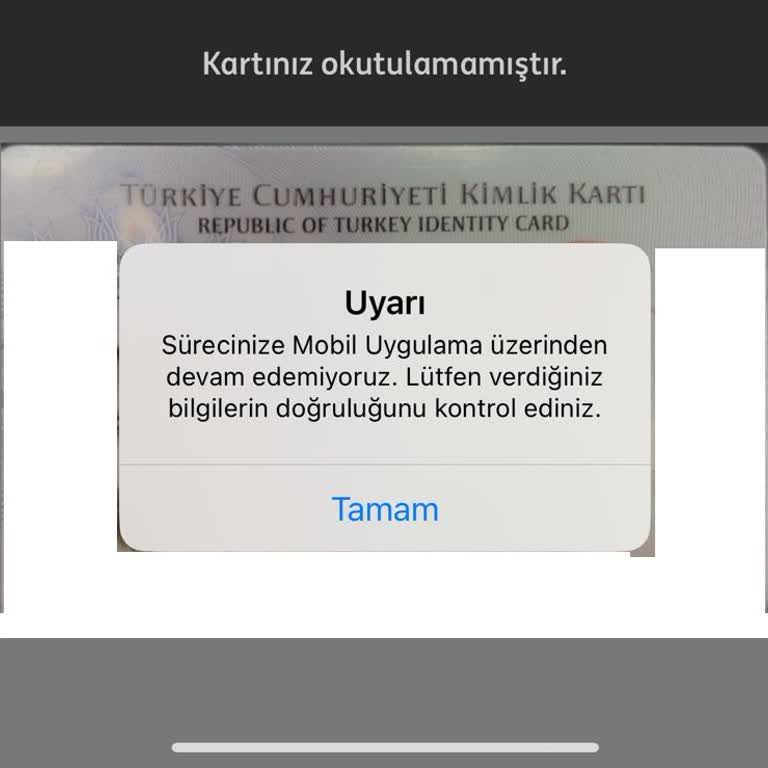 Mobil Girişte Kimlik Doğrulama Sorunu