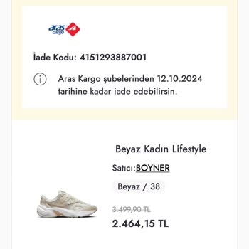 Boyner'den Gelen Kullanılmış Ayakkabı Ve İade Sorunu