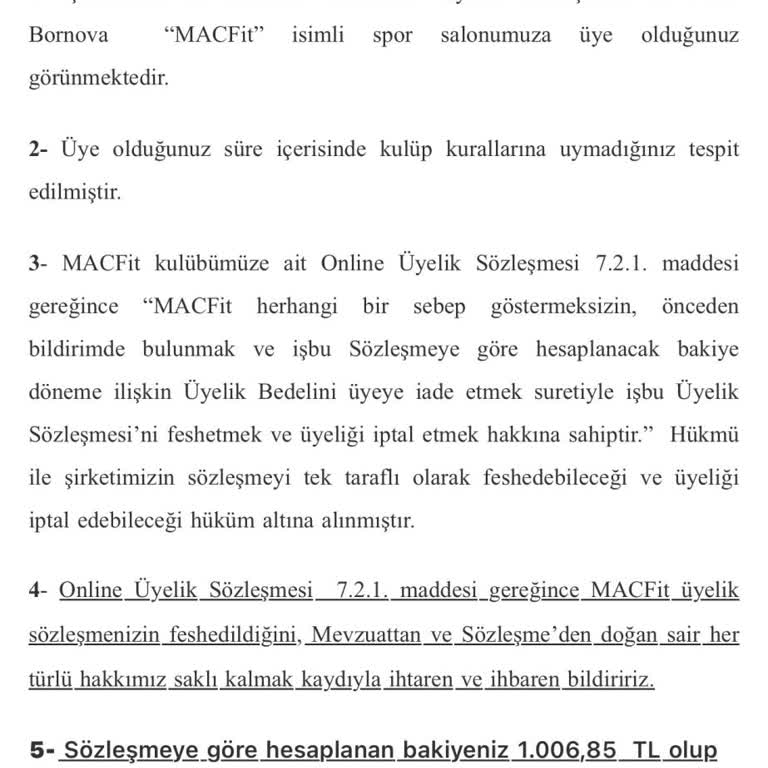 Haksız Üyelik İptali Ve İletişim Sorunu