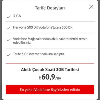Vodafone Akıllı Saat Tarifesi Karmaşası