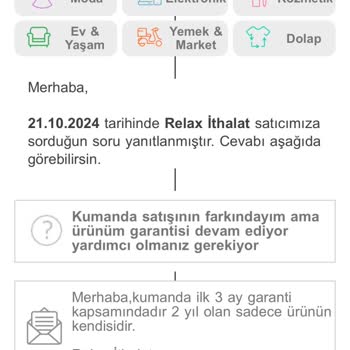 Relax Marka Yürüyüş Bandı Kumanda Sorunu