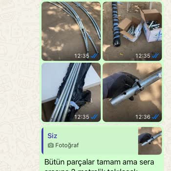 Eksik Gönderilen Sera Demiri Ve Sürekli Oyalama