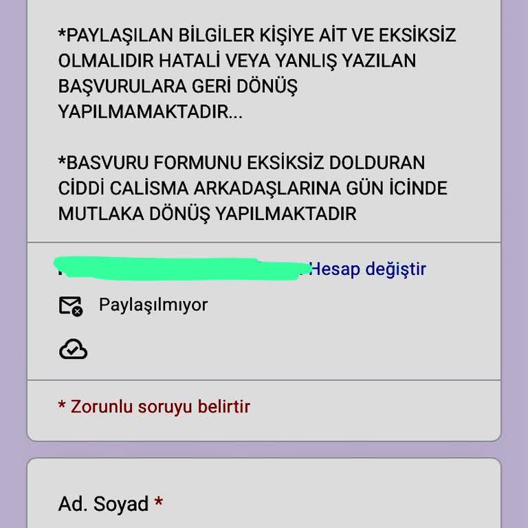 Evde Paketleme İşi Kişisel Bilgilerimin İzinsiz Kullanımı