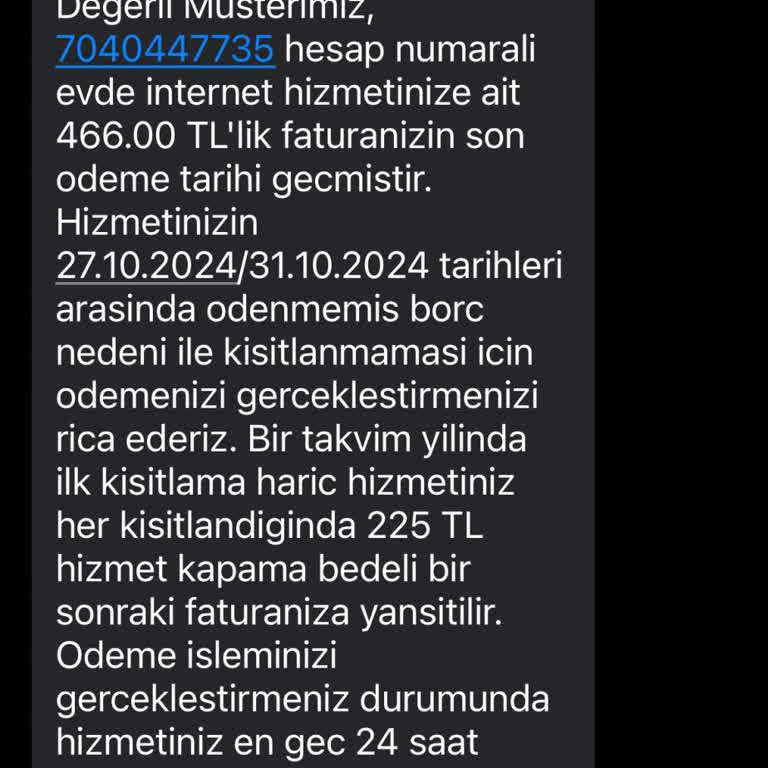 Türk Telekom Fatura Şoku Ve İnternet Sorunu