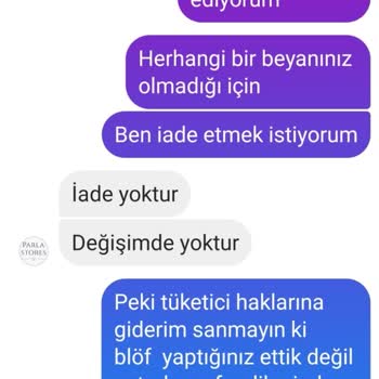 İade Talebine Olumsuz Yanıt Ve Kalitesiz Ürün Deneyimi
