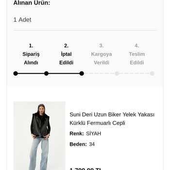 Koton Beklenmedik İptal Mağduriyeti