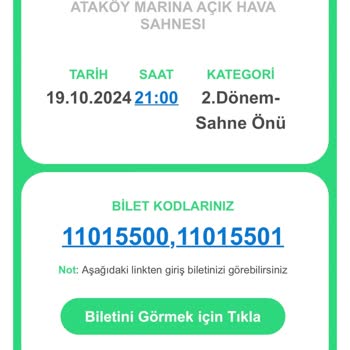 Ataköy Açıkhava Konserinde Bilet Sorunu