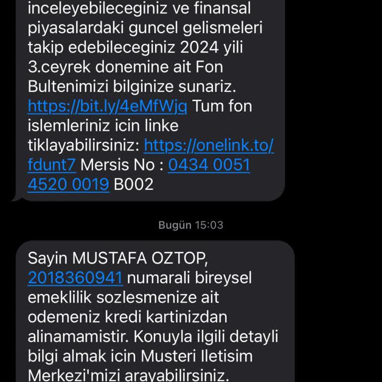 Yanlış Numara Üzerinden Gelen Mesajlar Rahatsız Ediyor