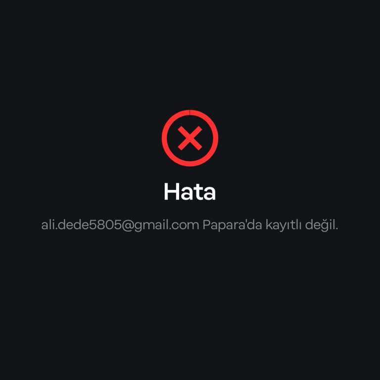 Papara Hesabına Erişim Sorunu Ve Yetkisiz İşlemler