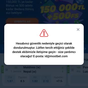 Dondurulan Hesap Ve Acil Yardım Talebi