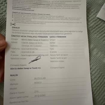 Paslanan Bosch Buzdolabı Mağduriyeti