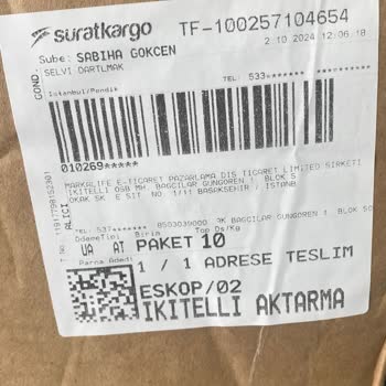 Taç Porselen'den Alınan Çizik Ürün Ve Yetersiz Müşteri Hizmetleri