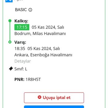 Uçuş Değişikliği Ve İade Sorunu