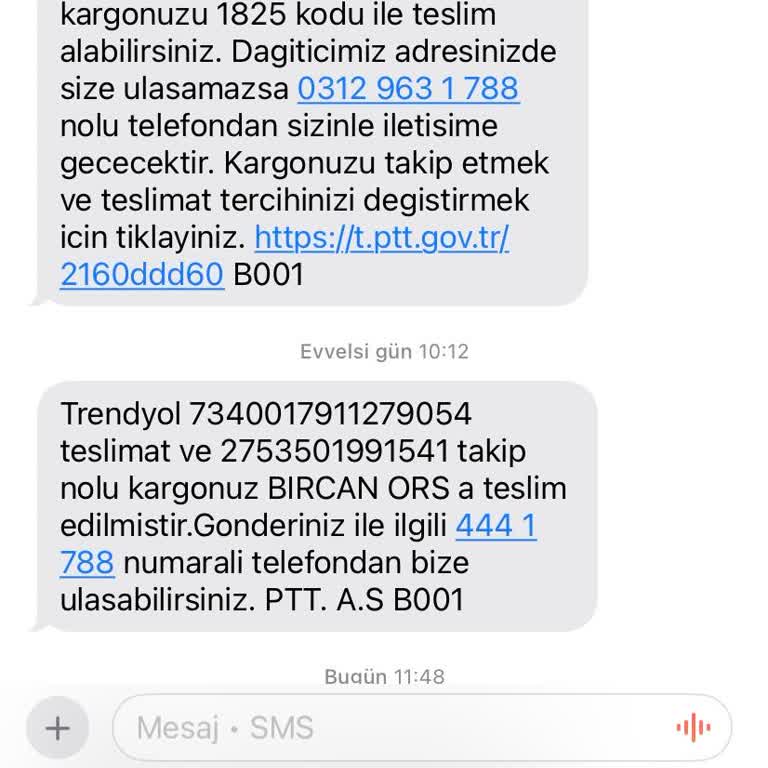 Teslim Edilmeyen Kargo Ve Yanıltıcı Bildirim Sorunu