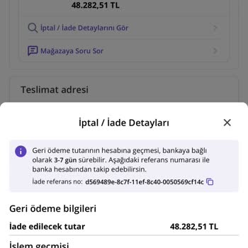 İptal Edilen Ürünün Ücret İadesi Sorunu