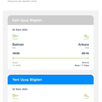 AJet Flug von Batman nach Ankara Verspätung und Stornierung, Entschädigung gefordert