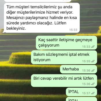 Kombi Bakım Randevusu Ve İptal Sürecinde Yaşanan Sorunlar