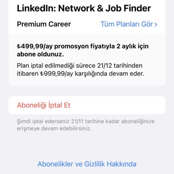Premium Hesap Sorunu Ve İade Talebi