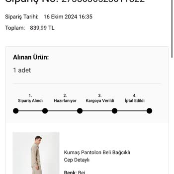 Koton Kasım İndirimi Hayal Kırıklığı: Stokta Var Ama Sipariş İptal