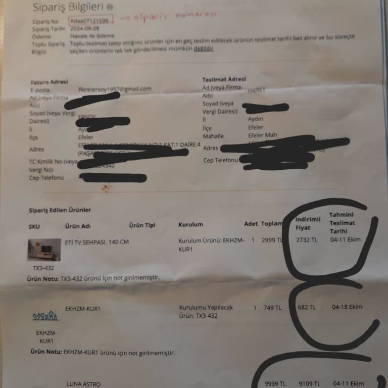 Vivense'den Aldığım Mobilyaların Teslimatında Yaşadığım Büyük Hayal Kırıklığı