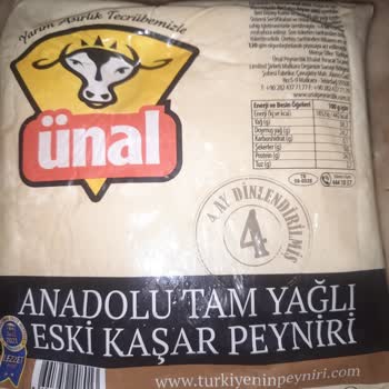 Ünal Peynircilik Bozuk Kaşar Paketi Şoku Market Değişim Yapmıyor