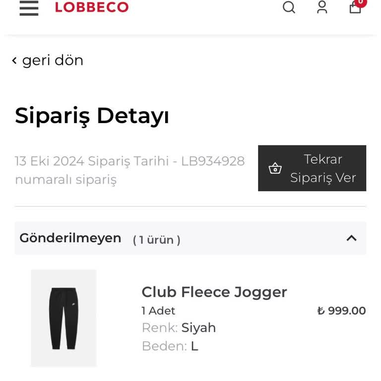 Lobbeco'dan Sipariş Sonrası İletişim Sorunu