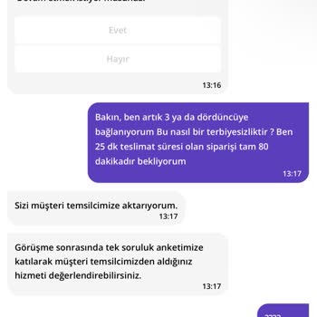 Geç Gelen Ve Eksik Sipariş Sorunu