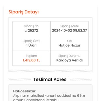 Yanlış Beden Ve Yetersiz Müşteri Hizmeti Sorunu