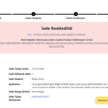 Yanıltıcı Ürün Ve İade Sorunu