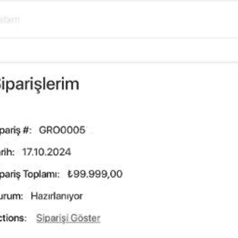 Stokta Var Dediler, Ön Sipariş Çıkardılar!