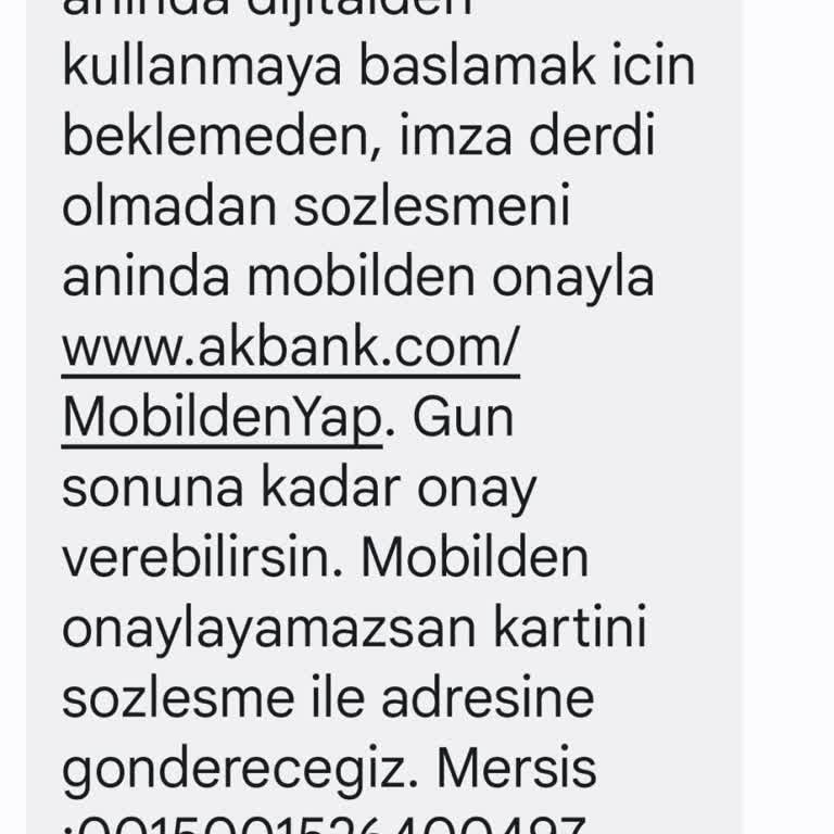 Onaylanan Axess Kartın Teslim Edilmemesi