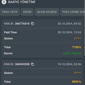 Enzabet Kazançlarım Hesabıma Ulaşmıyor