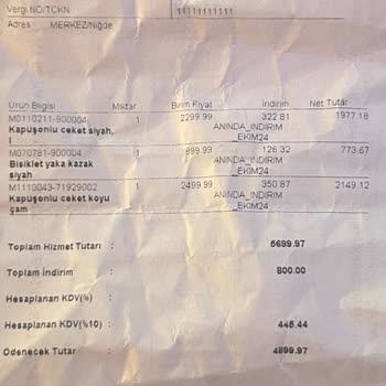 Fabrikasyon Hatalı Mont İçin Hızlı Değişim Talebi