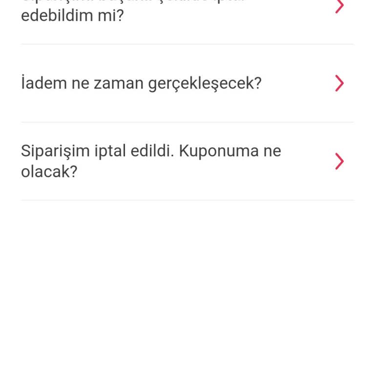 Sipariş İptali Ve Ulaşılamayan Müşteri Hizmetleri