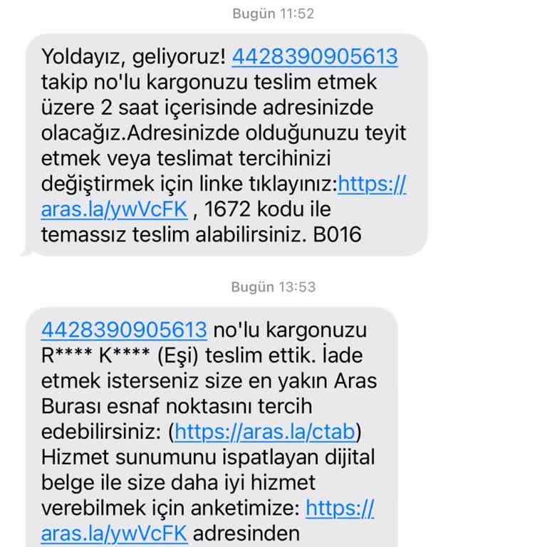 Kayıp Kargo Ve İletişim Sorunu