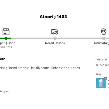 Siparişimde Yaşanan Teslimat Sorunları