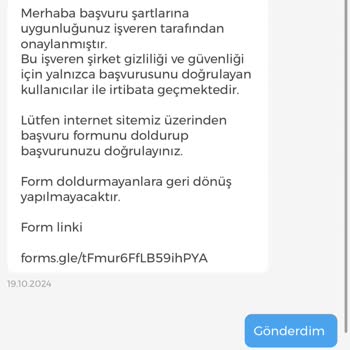 Yanıltıcı İş Başvurusu Ve Güvenlik Endişesi