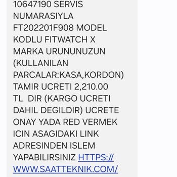 Garanti Kapsamında Renk Atması Ve Ücret Talebi Şaşkınlığı