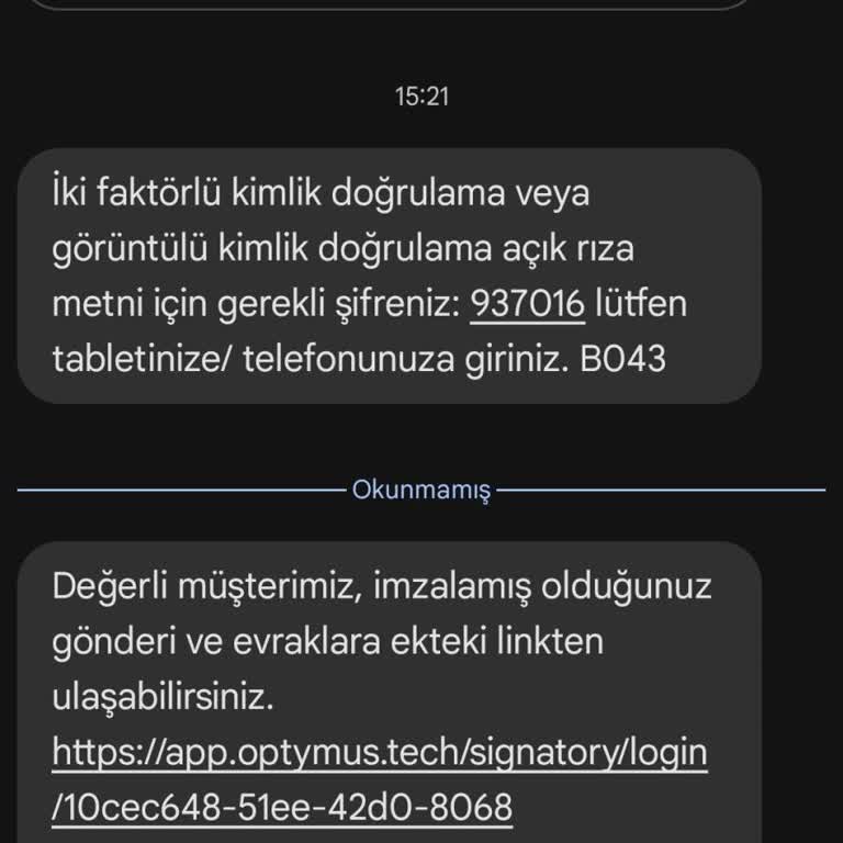 İzinsiz Gönderilen SMS Ve Evraklar