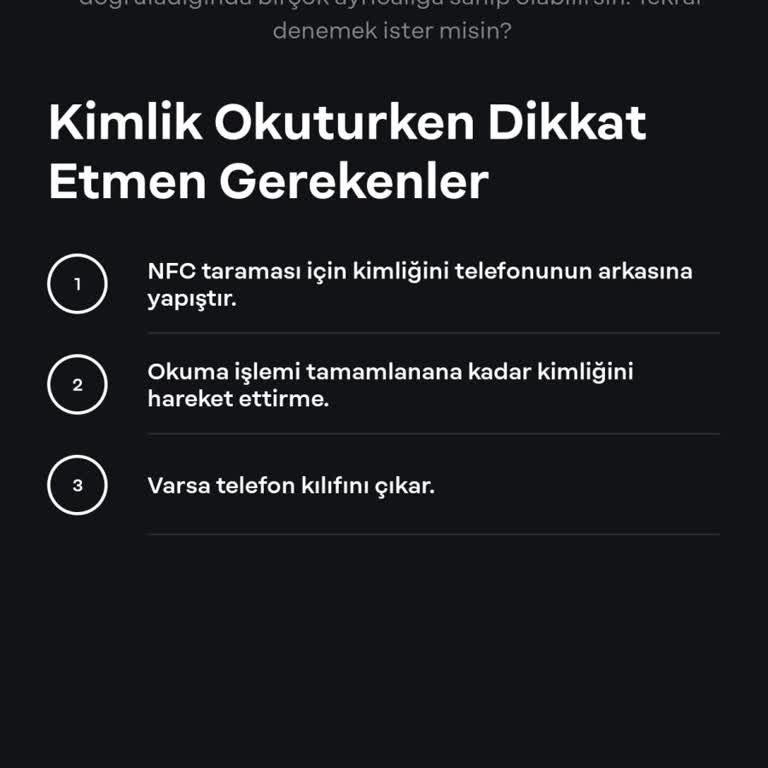Yeni Kimlik İle Papara Hesap Onayı Sorunu Ve NFC Uyuşmazlığı
